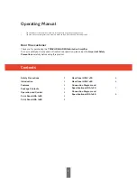 Preview for 2 page of Triax HDA 1x2S Operating Manual