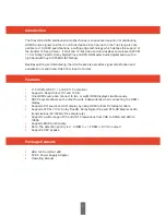 Preview for 4 page of Triax HDA 1x2S Operating Manual