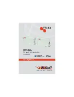 Triax HES Lite RX Operating Manual предпросмотр