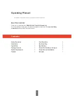 Preview for 2 page of Triax HES Lite Operating Manual