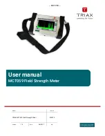 Triax MCT059 User Manual preview