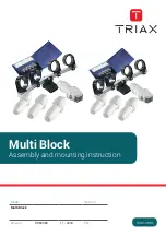 Triax Multi Block Assembly And Mounting Instruction preview