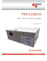 Triax PSU 1218/12 Quick Manual preview