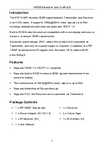 Preview for 3 page of Triax PtP 1080P User Manual