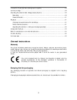 Предварительный просмотр 3 страницы Triax S-HD 207 Operating Manual