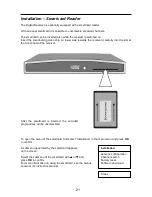 Предварительный просмотр 21 страницы Triax S-HD 207 Operating Manual