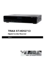 Triax ST-HD527 CI Manual предпросмотр