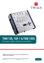 Triax TMB 100 Manual preview