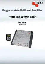 Triax TMB 200 Manual предпросмотр