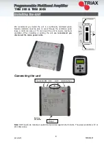 Preview for 4 page of Triax TMB 200 Manual