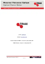 Предварительный просмотр 9 страницы Triax TOM 011 User Manual