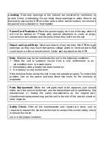 Preview for 3 page of Triax TSR 1000 User Manual