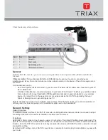 Preview for 3 page of Triax TSS 400 SAT Quick Starting Manual