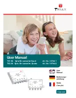 Triax TVC 06 Quad User Manual предпросмотр