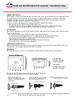 Предварительный просмотр 2 страницы Triax TVC 06 Quad User Manual