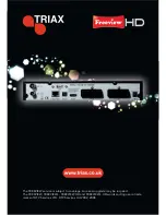 Preview for 32 page of Triax Zapper T2-HD115 Operating Manual