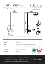 Tribata. Bastow GEORGIAN G5318 Quick Manual preview