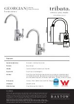 Preview for 1 page of Tribata. Bastow Georgian G5340 Quick Start Manual