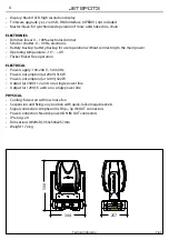 Предварительный просмотр 6 страницы Tribe Jet Spot3 BK User Manual