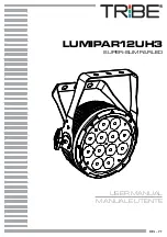 Предварительный просмотр 1 страницы Tribe LUMIPAR12UH3 User Manual