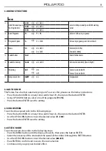 Preview for 10 page of Tribe POLAR700 User Manual