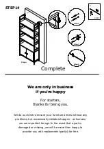 Предварительный просмотр 11 страницы Tribesigns F1499 Instruction Booklet