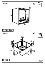 Preview for 14 page of Tribesigns WF281050 Assembly Instruction Manual