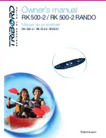 Tribord RK 500-2 Owner'S Manual предпросмотр