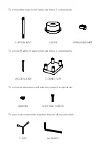 Предварительный просмотр 3 страницы TRIBU VIS A VIS 01700 Assembly Instructions Manual