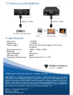 Preview for 4 page of Tributaries HDMI HX101 Instruction Manual