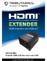 Tributaries HDMI HX1C6-PRO Instruction Manual preview