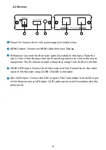 Предварительный просмотр 5 страницы Tributaries HDMI HXC6IR Instruction Manual