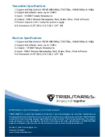 Preview for 8 page of Tributaries HDMI HXMINI5 Instruction Manual