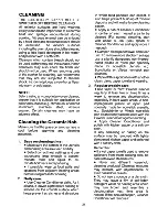 Preview for 23 page of Tricity Bendix 2738 Operating Instructions Manual