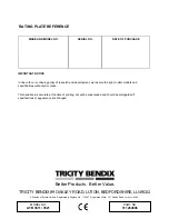 Preview for 38 page of Tricity Bendix ATB 3511 Operating And Installation Instructions