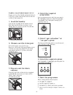 Preview for 10 page of Tricity Bendix AW 1000 W Operating & Installation Instructions Manual