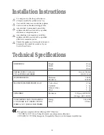 Preview for 22 page of Tricity Bendix AW 1000 W Operating & Installation Instructions Manual