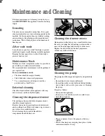 Preview for 17 page of Tricity Bendix AW 1001 W Operating & Installation Instructions Manual