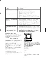 Preview for 20 page of Tricity Bendix AW 1001 W Operating & Installation Instructions Manual