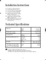 Preview for 22 page of Tricity Bendix AW 1001 W Operating & Installation Instructions Manual