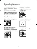 Preview for 7 page of Tricity Bendix AW 1100 S Operating & Installation Instructions Manual