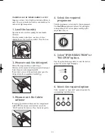 Preview for 10 page of Tricity Bendix AW 1201 Operating & Installation Instructions Manual