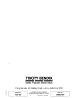 Предварительный просмотр 23 страницы Tricity Bendix AW 405 Operating And Installation Instructions