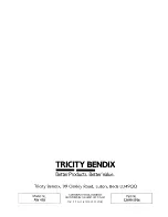 Предварительный просмотр 24 страницы Tricity Bendix AW 410 Operating And Installation Instructions