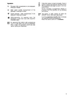 Preview for 9 page of Tricity Bendix AW 460 Operating And Installation Instructions