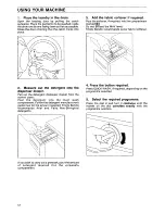 Preview for 12 page of Tricity Bendix AW 460 Operating And Installation Instructions