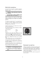 Preview for 30 page of Tricity Bendix AW 700 Operating & Installation Instructions Manual