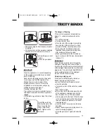 Предварительный просмотр 17 страницы Tricity Bendix AW1002 W User Manual