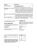 Preview for 21 page of Tricity Bendix AW1053W Operating And Installation Instruction