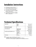 Preview for 23 page of Tricity Bendix AW1053W Operating And Installation Instruction